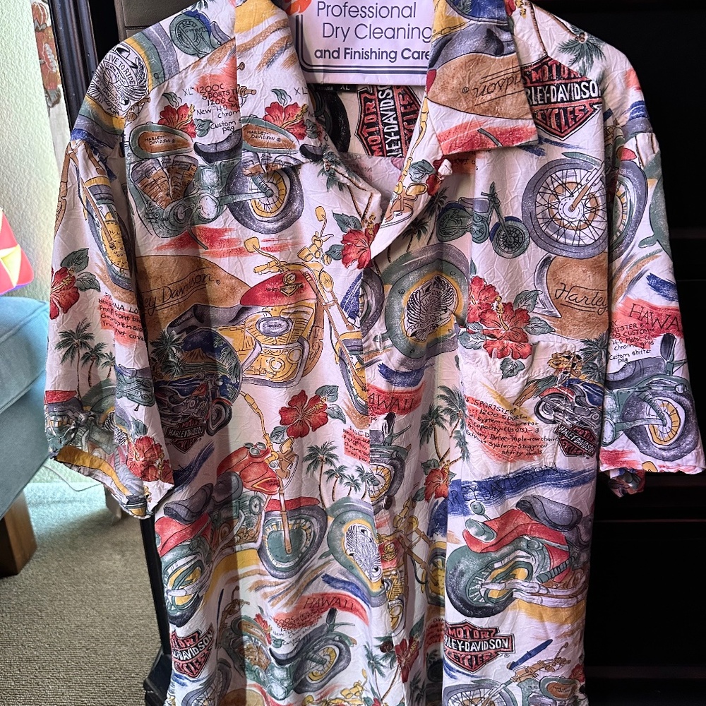 Tori Richard/ Harley Davidson, size XL